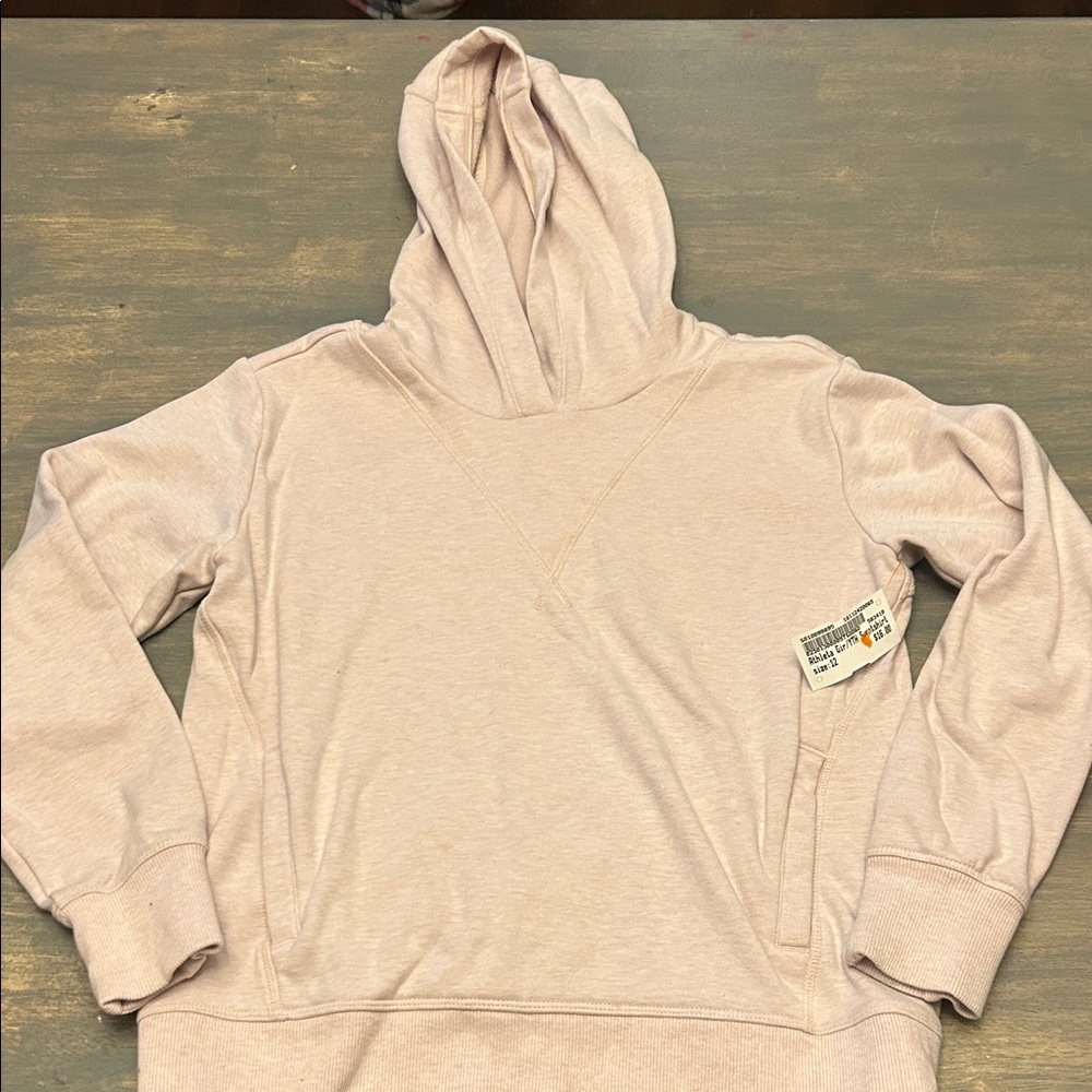 Athleta Kids Light Pink Hoodie
